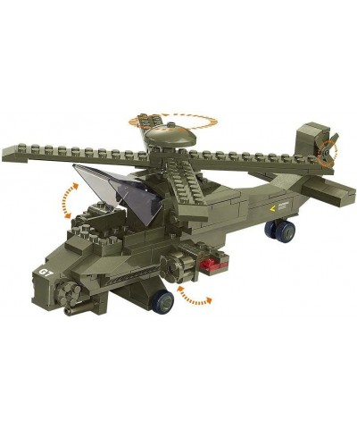 M38-B0309 Amphibious Onrush Blocks Army Bricks Toy-K-1 Tank and Hind Helicopter and Hummer Squad Car $71.89 Toy Vehicle Playsets