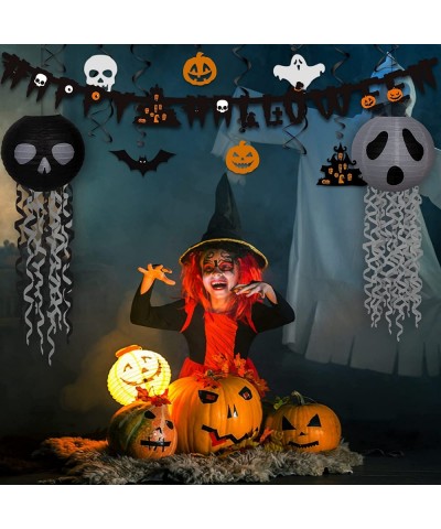 Halloween Party Decorations Halloween Decorations Indoor Including Happy Halloween Banner Wire Lanterns Hanging Swirls Castle...