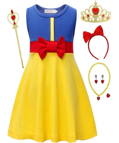 Girls Princess Dress Birthday Party Cosplay Jewelry Tank Tops Christmas Outfit Clothes Jewelry Accessories $38.61 Kids' Costumes