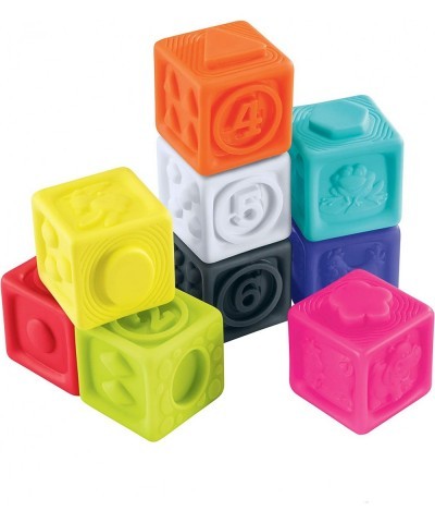 Squeezy Stacking Blocks Stimulates Senses Hand Eye Coordination Kids Toys for Ages 06 Month Amazon Exclusive $23.35 Early Dev...