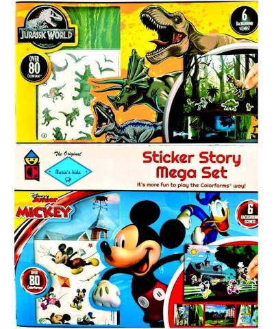 Scene for Sticker REUSIBLE Disney Stickers for Kids Book Toddlers Learning Game (Mickey/Jurassic) (Princess/Trolls) $28.62 Ki...