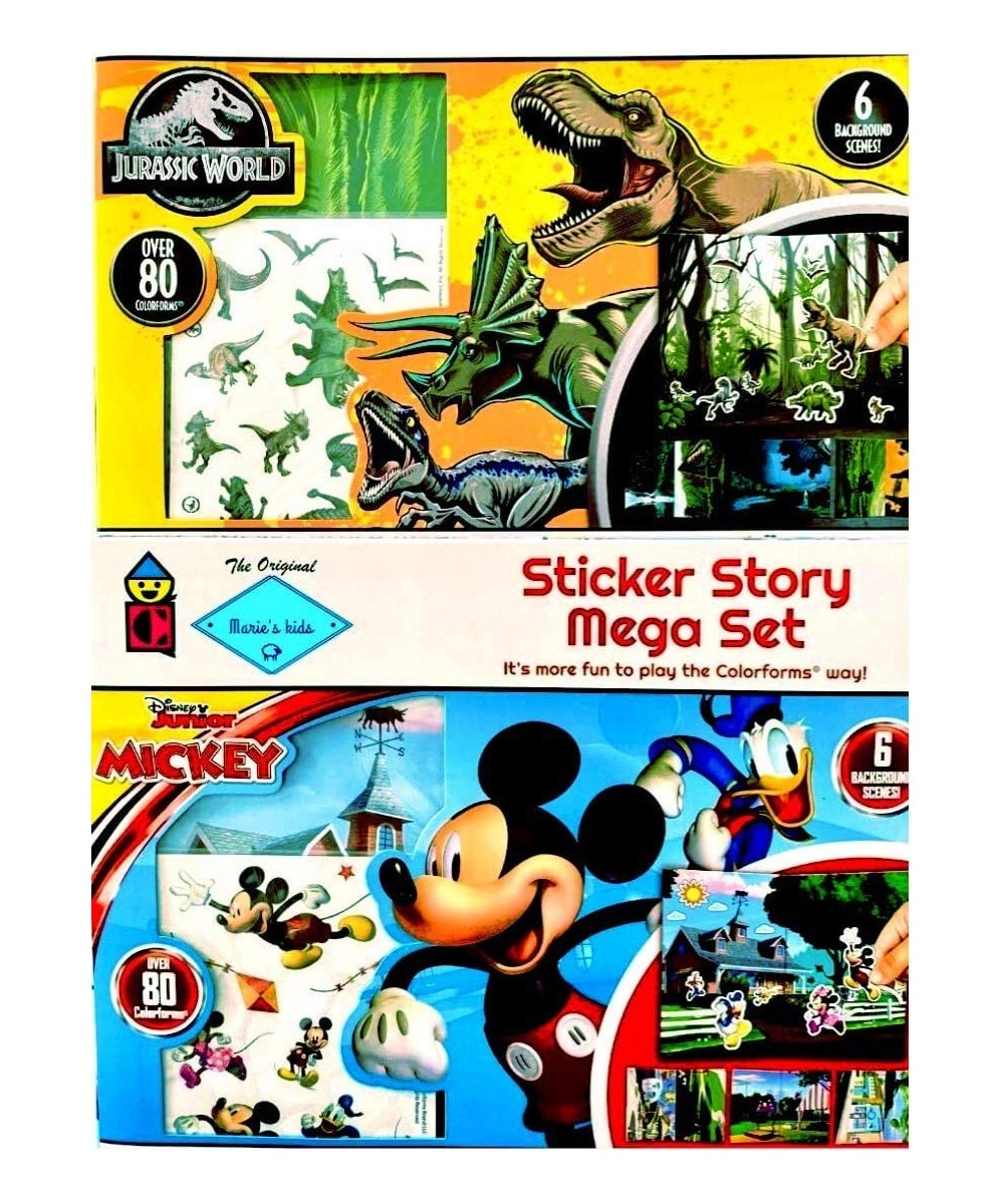 Scene for Sticker REUSIBLE Disney Stickers for Kids Book Toddlers Learning Game (Mickey/Jurassic) (Princess/Trolls) $28.62 Ki...