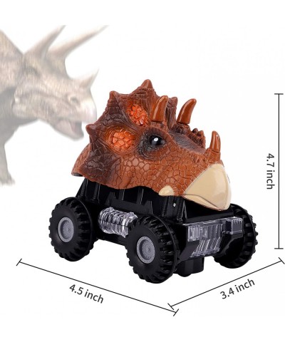 Dinosaur Cars with LED Light Sound Dino Car Toys Car Gifts Animal Vehicles for Boys Girls Toddles Kids Easter Gift Birthday P...