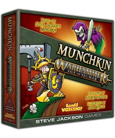 Munchkin Warhammer Age of Sigmar Board Game (Base Game) | Adult Kids & Family Game | Fantasy Adventure Roleplaying Game | Age...