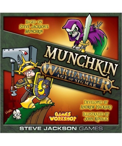 Munchkin Warhammer Age of Sigmar Board Game (Base Game) | Adult Kids & Family Game | Fantasy Adventure Roleplaying Game | Age...