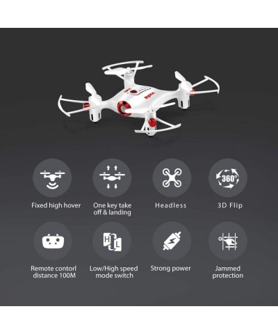 X20 Mini Pocket Drone Altitude Hold Headless LED 2.4Ghz Micro RC Quadcopter White $51.05 Hobby RC Quadcopters & Multirotors