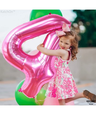 Giant Pink Number 4 Balloons - 40 Inch | Hot Pink 4 Birthday Balloon | 4 Year Old Birthday Decorations | 4 Balloon for 4th Bi...