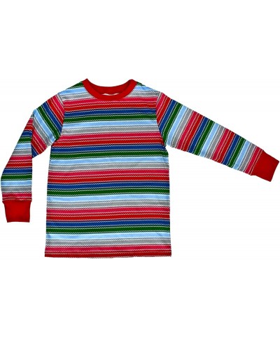 Child Long Sleeve Horror Good Buddy Rainbow Stripe Halloween Costume Shirt $46.04 Kids' Costumes