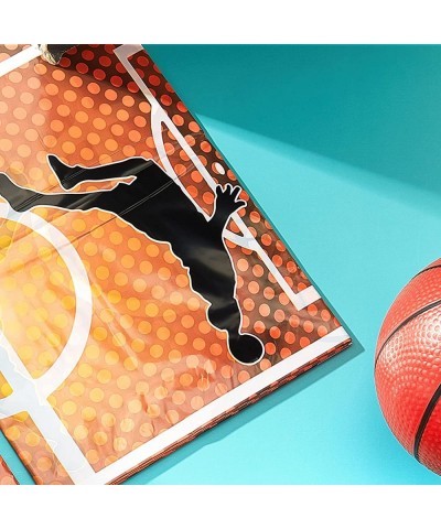 Basketball Table Cloth Plastic Table Cover Party Disposable Tablecloth Basketball Theme Party Decor for Kids and Adults Birth...