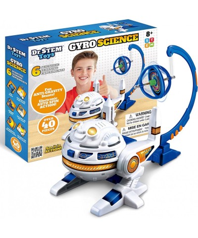 Gyro Science Kit | Unique Gyroscope Set Amazes Kids with 6 Awesome Science Stunts | Designed in USA for Boys & Girls 8 & Up |...