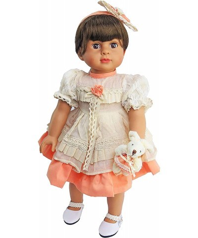 Peach Easter Dress with Bunny Made for 18 inch Dolls $23.17 Doll Accessories