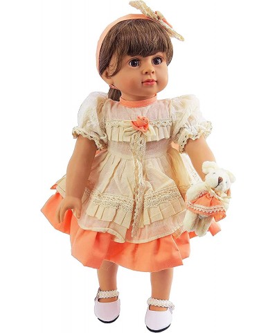 Peach Easter Dress with Bunny Made for 18 inch Dolls $23.17 Doll Accessories