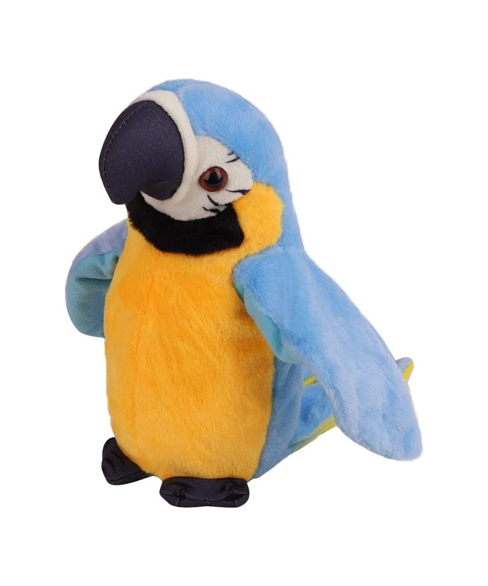 Talking Parrot Toy Macaw Parrot Plush Stuffed Toys Animal Plush Toy Repeat What You Say Stuffed Parrot Pet Toy Plush Buddy Pa...