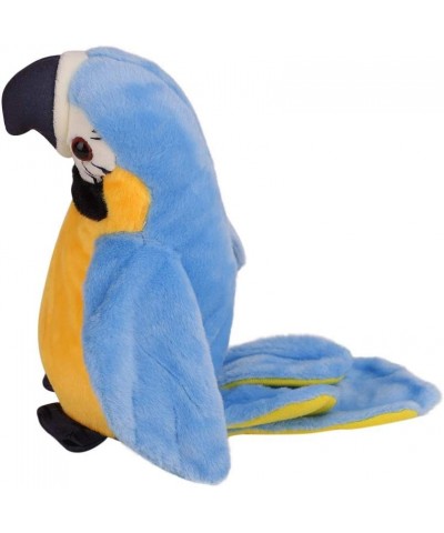 Talking Parrot Toy Macaw Parrot Plush Stuffed Toys Animal Plush Toy Repeat What You Say Stuffed Parrot Pet Toy Plush Buddy Pa...