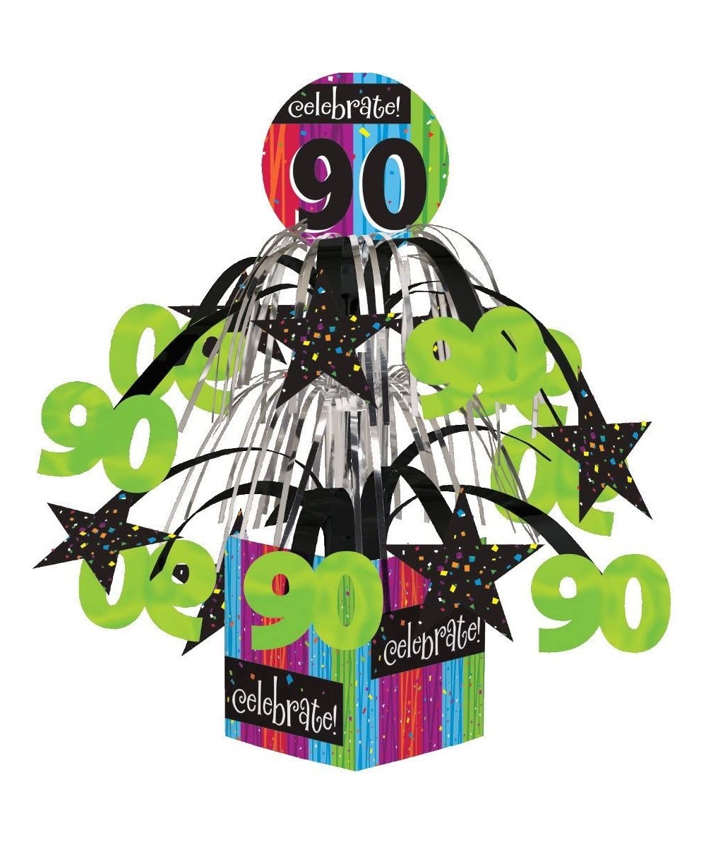 Party Decoration Metallic Foil Cascading Centerpiece Milestone Celebrations 90th $18.26 Kids' Party Centerpieces