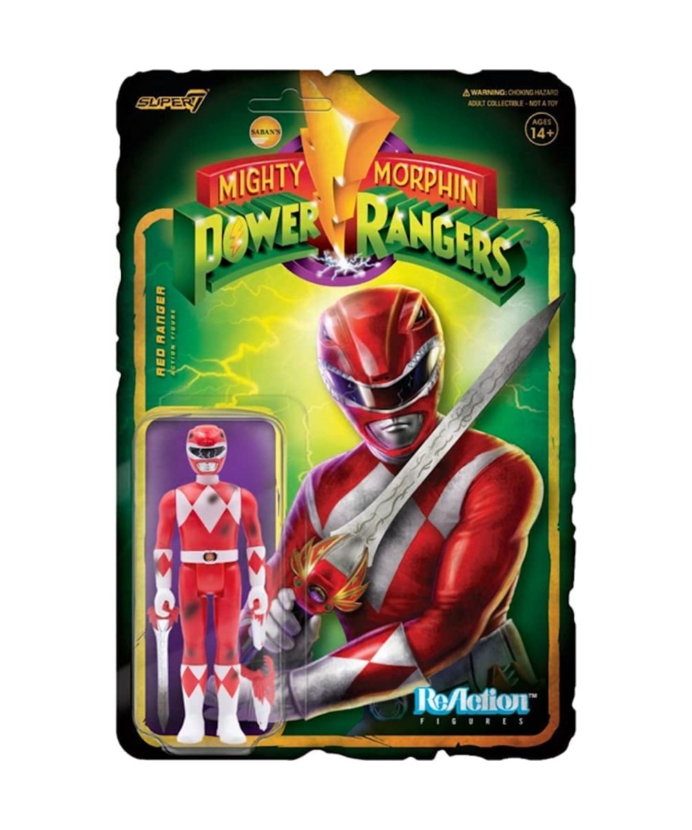 Power Rangers: Red Ranger (Battle Damaged) Reaction Figure $29.06 Action Figures