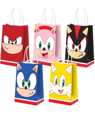 15PCS Sonic Birthday Party Supplies Sonic Party Bags for Sonic Theme Birthday Party Decorations $24.13 Kids' Party Favor Sets