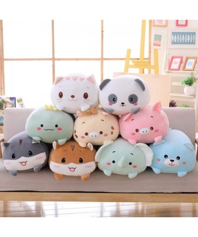 Animal Cylindrical Body Pillow Cute Plush Cat Throw Pillow Stuffed Animals Pet Cat Plush Toy Giant Fluffy Pig Plush Body Pill...