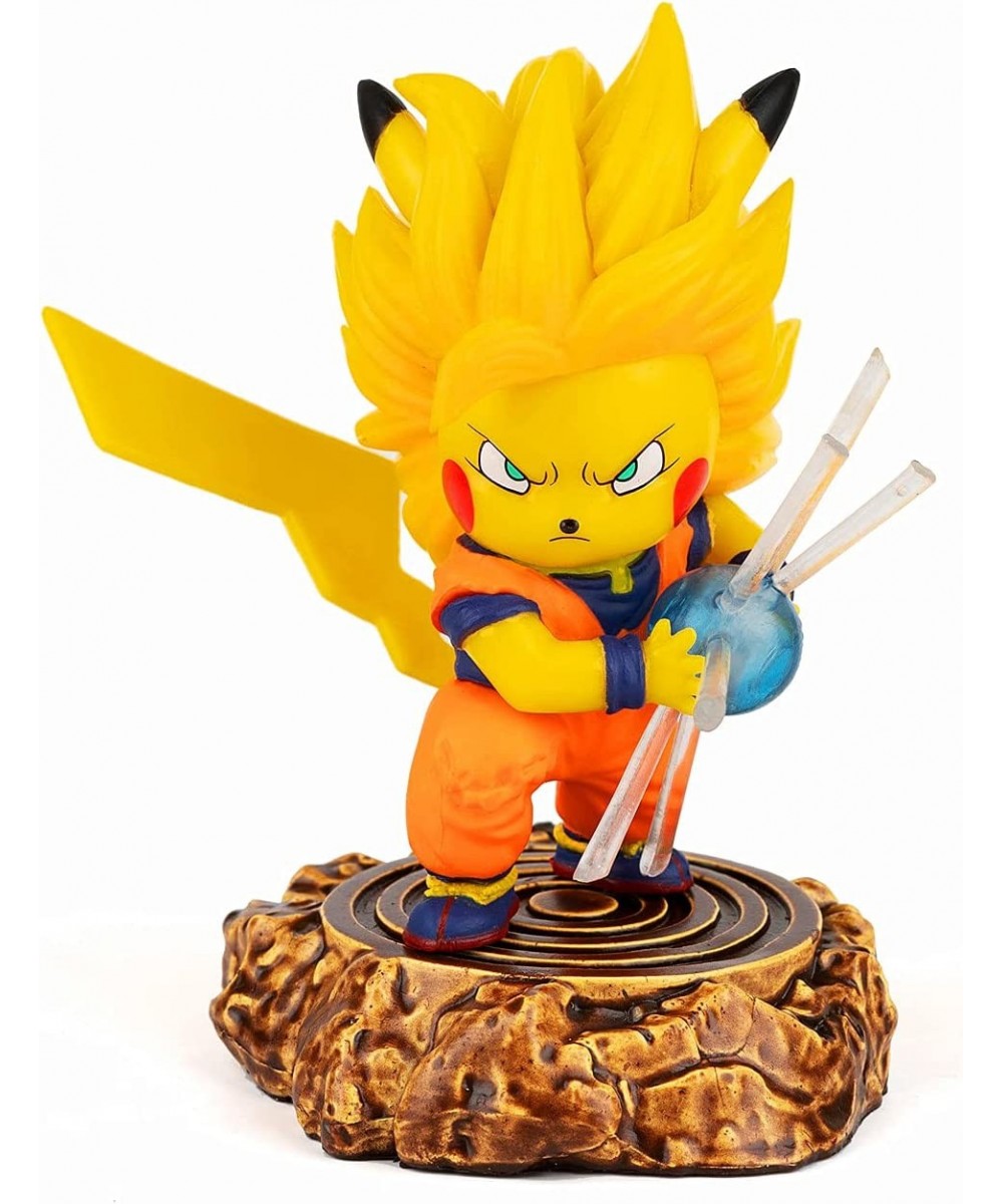 DBZ Goku Figure Statue Super Saiyan ssj3 Collection Birthday Gifts PVC 4 Inch $33.76 Action Figures