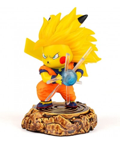 DBZ Goku Figure Statue Super Saiyan ssj3 Collection Birthday Gifts PVC 4 Inch $33.76 Action Figures