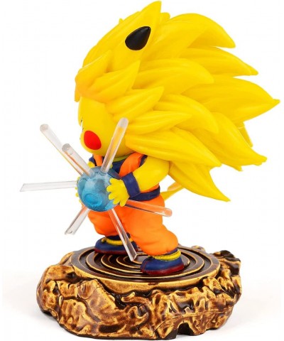 DBZ Goku Figure Statue Super Saiyan ssj3 Collection Birthday Gifts PVC 4 Inch $33.76 Action Figures