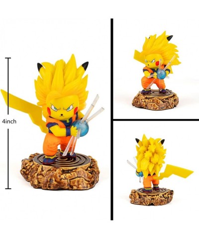 DBZ Goku Figure Statue Super Saiyan ssj3 Collection Birthday Gifts PVC 4 Inch $33.76 Action Figures