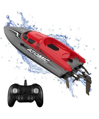 Remote Control Fast Racing Boat - 30KM/H High Speed 2.4GHz Controlled Water Boat Electric Brushless Rc Speedboat for Pool and...