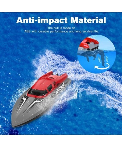 Remote Control Fast Racing Boat - 30KM/H High Speed 2.4GHz Controlled Water Boat Electric Brushless Rc Speedboat for Pool and...