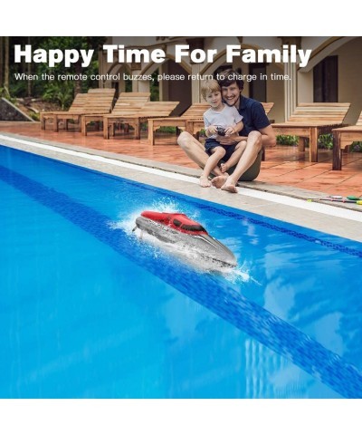 Remote Control Fast Racing Boat - 30KM/H High Speed 2.4GHz Controlled Water Boat Electric Brushless Rc Speedboat for Pool and...