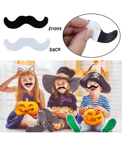 48 Pieces Self Adhesive Fake Mustaches Novelty Mustache for Halloween Fiesta Costume Masquerade Party Supplies Black $15.51 K...