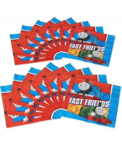 Thomas All Aboard Design Luncheon Paper Napkins - 6.5" x 6.5" - Multicolor - Pack of 16 $15.83 Kids' Party Tableware