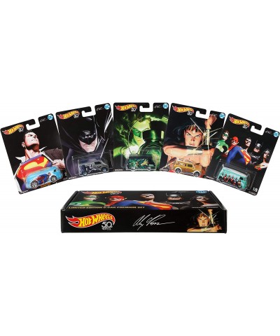 Limited Edition Premium 1:64 Scale 5-Car Box Set Features DC Artist Alex Ross Illustrations for Collectors and kids 3 years a...