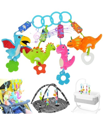 Baby Toys for 0 3 6 9 12 Months Soft Rattle Wind Chime Car Seat Crib Stroller Toys Dinosaur Baby Hanging Toys Birthday Christ...