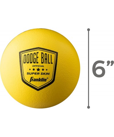 Dodgeball Ball Set – Superskin-Coated Foam Balls for Playground Games – Small Dodgeballs for Gymnasium Games – Easy-Grip Foam...