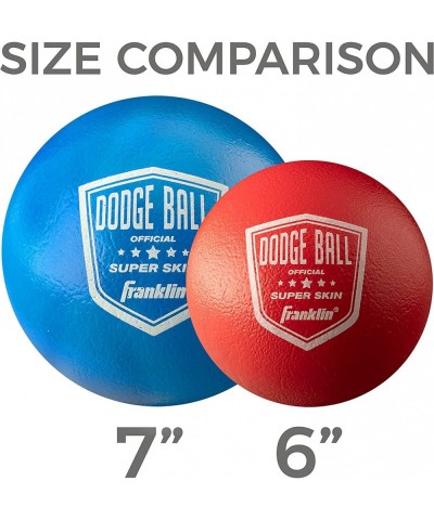 Dodgeball Ball Set – Superskin-Coated Foam Balls for Playground Games – Small Dodgeballs for Gymnasium Games – Easy-Grip Foam...