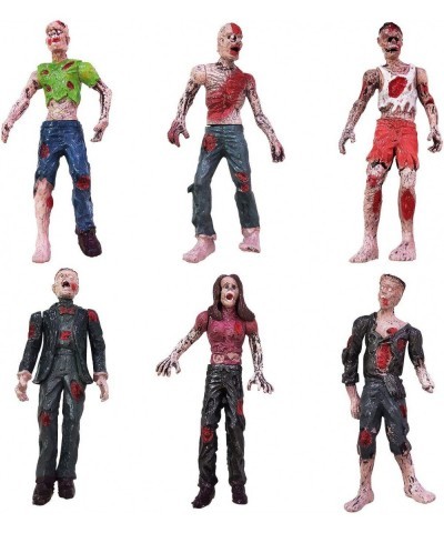 Zombie Action Figures Terror Zombie Toys 3.75 inch Detailed Walking Dead Corpse Dolls Suitable for Decorating Rooms Desk Book...