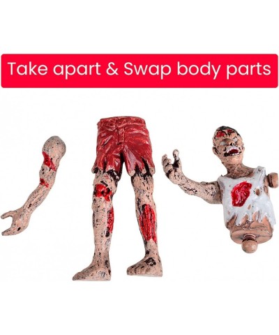 Zombie Action Figures Terror Zombie Toys 3.75 inch Detailed Walking Dead Corpse Dolls Suitable for Decorating Rooms Desk Book...