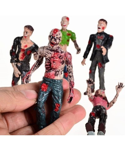 Zombie Action Figures Terror Zombie Toys 3.75 inch Detailed Walking Dead Corpse Dolls Suitable for Decorating Rooms Desk Book...