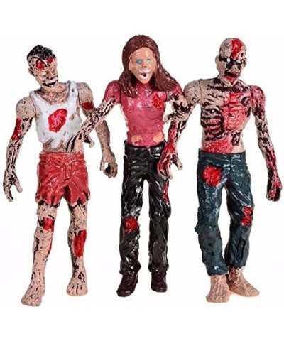 Zombie Action Figures Terror Zombie Toys 3.75 inch Detailed Walking Dead Corpse Dolls Suitable for Decorating Rooms Desk Book...