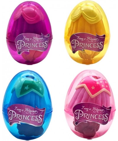 4 Pack Princess Jumbo Deformation Pre-Filled Easter Eggs with Toys Inside for Kids Girls Boys Gifts Easter Basket Stuffers Pa...