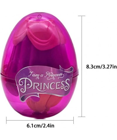 4 Pack Princess Jumbo Deformation Pre-Filled Easter Eggs with Toys Inside for Kids Girls Boys Gifts Easter Basket Stuffers Pa...