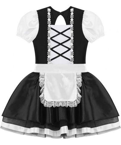 Kids Girls French Maid Costume Halloween Anime Maid Uniform Dress Fancy Cosplay Outfits $24.40 Kids' Costumes