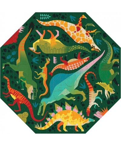 Mudpuppy’s Dinosaurs to Scale 300 Piece Octagon Shaped Puzzle Multi-Directional Artwork can be Pieced Together from Any Side ...