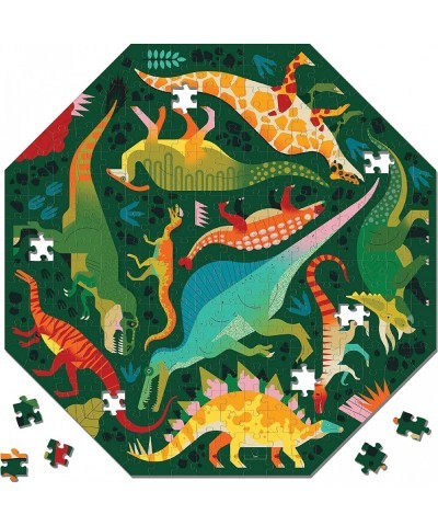 Mudpuppy’s Dinosaurs to Scale 300 Piece Octagon Shaped Puzzle Multi-Directional Artwork can be Pieced Together from Any Side ...