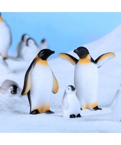 6 Pcs Cute Ocean Animal Penguin Model for Kids Antarctic Realistic Penguin Figurines Collection Playset Easter Eggs Penguin C...