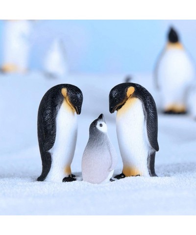 6 Pcs Cute Ocean Animal Penguin Model for Kids Antarctic Realistic Penguin Figurines Collection Playset Easter Eggs Penguin C...