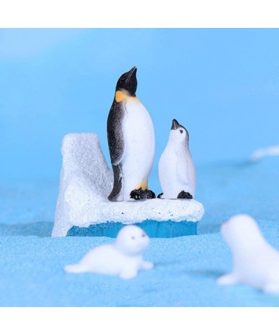 6 Pcs Cute Ocean Animal Penguin Model for Kids Antarctic Realistic Penguin Figurines Collection Playset Easter Eggs Penguin C...