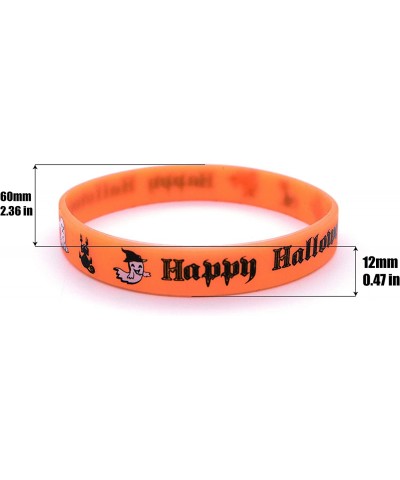 24 pcs Halloween Luminous Silicone Wristband for Kid Halloween Gifts Halloween Party Favor and Goodie Bag Fillers Supply. $15...