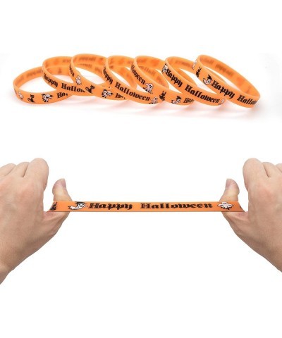 24 pcs Halloween Luminous Silicone Wristband for Kid Halloween Gifts Halloween Party Favor and Goodie Bag Fillers Supply. $15...