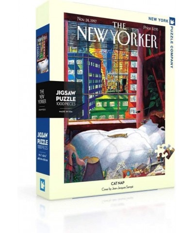 New Yorker Cat Nap - 1000 Piece Jigsaw Puzzle $49.57 Jigsaw Puzzles